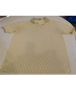 Ping Men&#39;s Short Sleeve Polo Golf Shirt Off White Tan Size XL xlarge Pre... - £16.44 GBP