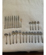 Rogers Co Stainless Dorchester Flatware 25 Piece Set &amp; Serving Pieces Korea - $589.13 MXN