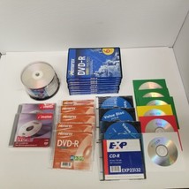 Blank DVD-R Lot of 75, Playo, Memorex, Imation, EXP, Some w/ Cases, New - £27.65 GBP