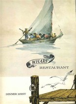 Wharf Restaurant Dinner Menu Nassau Bahamas Sheraton British Colonial Hotel - £37.96 GBP