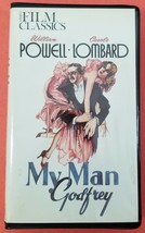 My Man Godfrey (Clam Shell Case VHS, Video Film Classics) William Powell Lombard - £4.63 GBP