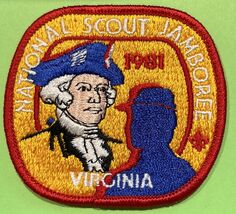 New Boy Scouts Of America Patch 1981 National Scout Jamboree Virginia BSA - $116.65 MXN