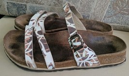 BIRKI&#39;S by BIRKENSTOCK Claudia Hibiscus 3 Strap Strappy Sandals US 6 EU 37 - $21.88