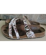 BIRKI&#39;S by BIRKENSTOCK Claudia Hibiscus 3 Strap Strappy Sandals US 6 EU 37 - $21.88