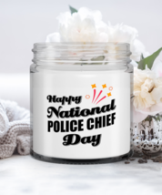 Police Chief Candle - Happy National Day - Funny 9 oz Hand Poured Candle... - $19.95