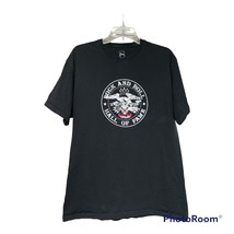 Rock and Roll Hall of Fame HOF Cleveland Black Short Sleeve T Shirt Size Large - £7.85 GBP