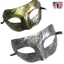 Roman Greek Warrior Mens Venetian Halloween Costume Gothic Party Masquerade Mask - £4.78 GBP