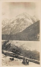 Mc Donald Lake &amp; Mission Valley Montana Glacier PARK~1900s Real Photo Postcard - £15.23 GBP