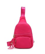 Sid Nylon Sling Backpack Rose Pink - $1,185.10 MXN
