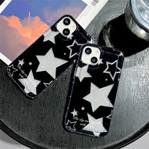 Ins Korean Cute Glitter Star Phone Case For iPhone 14 13 12 11 Pro Max X XS XR 7 - £5.93 GBP