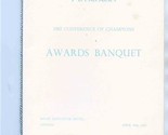 Royal Lancaster Hotel Awards Banquet Menu 1982 London General American  - $17.82