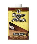 HOWARD RF8016 Restor-A-Finish, 16 oz, Ebony Brown, 16 Fl Oz - $22.69