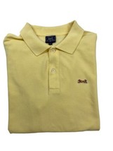 Mens Classic Le Tigre Polo Shirt Size XL Pastel Yellow  Golf 100% Cotton - $16.69