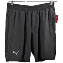 Puma Flex Woven Shorts Mens Large Black Inner Spandex Liner PMA4501 - $34.96