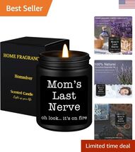 Natural Lavender Scented Mom's Last Nerve Candle - Ideal Mom Gift for Re... - $19.95
