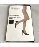 Wakuna Black Tights Pantyhose Women Size M Butt Lifter Control Top New 3... - £14.70 GBP