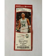2011-12 Paul Pierce Boston Celtics VS Charlotte Ticket Stub Feb 7th @ TD... - £12.41 GBP