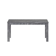 35" Gray Solid Wood Dining Table - $10,207.55 MXN