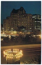 Ontario Postcard Ottawa Lord Elgin Hotel At Night - £1.70 GBP