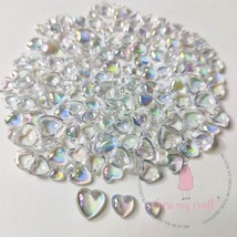 Dress My Craft Water Droplet Embellishments 8g-Rainbow Heart - Assorted Sizes - £10.55 GBP