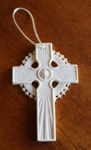 2000 MARGARET FURLONG Hope for New Millennium Bisque Cross Christmas Orn... - $10.45