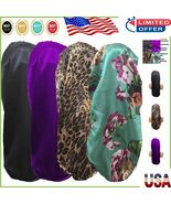 Luxury Satin Bonnet Set - 4 Stylish Sleep Caps for Women &amp; Chemo Patients - $315.55 MXN