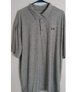 Under Armour Polo Performance Golf Shirt for Men, 2XL - Gray - $286.16 MXN