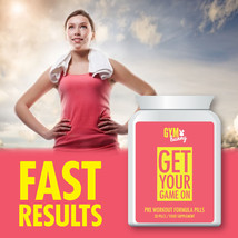 Gym Bunny Get Your Game On PRE-WORKOUT Formula Pill – Great Tone Up Tablet - £22.49 GBP