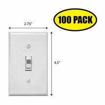 100 Pack - 4.5&quot; X 2.75&quot; Fake Light Switch Sticker Decal Humor Funny Gift VG0040 - £63.71 GBP