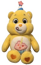 Care Bears Birthday Bear 10.5&quot; Plush Stuffed Animal Cupcake Party Basic Fun - £7.13 GBP