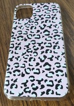 iPhone 12 Protective Shockproof Cover Case Pink Cheetah Print - $3.95