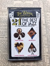 21 The Best of Jazz Cassette Miles Davis, Teddy Wilson, Charlie Minus, Ellington - £11.84 GBP