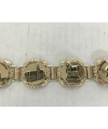Vintage Belgium Brussels  landmarks travel souvenir bracelet costume jew... - $375.38 MXN