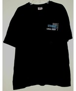 Rod Stewart Concert Tour T Shirt Human Vintage 2001 Local Crew Size X-Large - $2,090.56 MXN