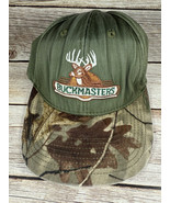 VTG Buckmasters Realtree Original Camo Hat Cap Adjustable Embroidered - $223.05 MXN