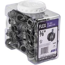 Halex, 3/8 in. Flexible Metal Conduit (FMC) AC Conduit Connector , 05803... - $49.45