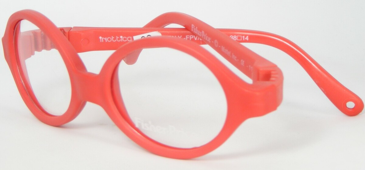 Fisher-Price Inottica Kinder FPV / 01 540 Licht Rot Brille 38-14-115mm - $56.24