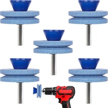 The Cenoz 5-Piece Set Of Lawn Mower Blade Sharpeners Features A Double-L... - $33.93