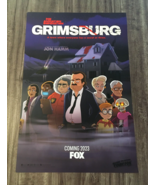 GRIMSBURG Fox Animation NYCC Comic Con 2022 EXCLUSIVE PROMO POSTER Jon Hamm - $14.85