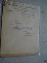 Unique 1911 Pennsylvania Railroad Freight Agent Letter - $18.81