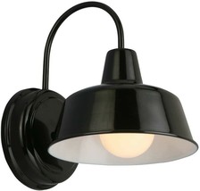 Farmhouse Wall Sconce Light Fixture Vintage Black Industrial Outdoor Barn Metal - £49.48 GBP