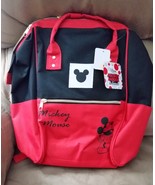 DISNEY MICKEY MOUSE BACKPACK Red Brand New 14&quot; JAPAN IMPORT TOREBA! Real... - $51.95 CAD