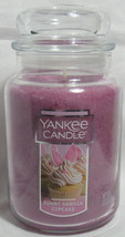 Yankee Candle Large Jar Candle 100-150 Hrs 22 Oz Bunny Vanilla C UPC Ake Easter - £29.95 GBP