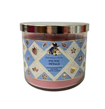 PICNIC PETALS Bath &amp; Body Works 3 Wick Candle   14.5OZ    BRAND NEW - $18.62