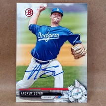 2017 Bowman #BP83 Andrew Sopko SIGNED Autograph Card Los Angeles Dodgers - £1.94 GBP