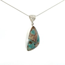 Hemimorphite Stone Pendant Necklace by Stones Desire - £155.98 GBP