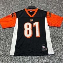 Cincinnati Bengals Owens #81 Jersey Shirt Youth Large 14-16 NFL V-Neck N... - $68.50 CAD