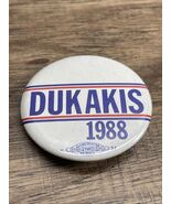 Vintage Michael Dukakis for President 1988 Pin Button Election KG JD - €6,83 EUR