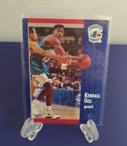 Kendall Gill #20 Basketball card Fleer 1991 Charlotte Hornets - £1.35 GBP