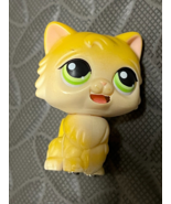 Littlest Pet Shop Cat 1st Generation G1 2005 Tongue Kitty Yellow Cake to... - $33.23